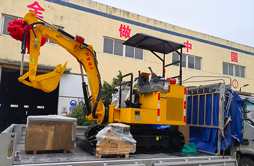山东矿安机电自主研发生产的 MWD2.0小型挖掘机成功发运云南 山东矿安机电自主研发生产的 MWD2.0小型挖掘机成功发运云南